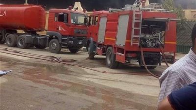 النيران تلتهم مخزن سوبر ماركت بالوراق والحماية المدنية تسيطر عليها