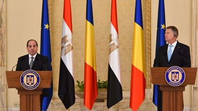 السيسي يلتقي رئيسا مجلسي الشيوخ والنواب الروماني