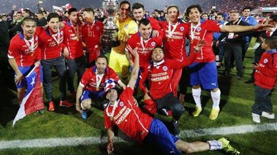 أوروجواي وتشيلي في مباراة 