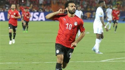 صلاح يسجل هدف مصر الثاني في شباك الكونغو بطريقة رائعة