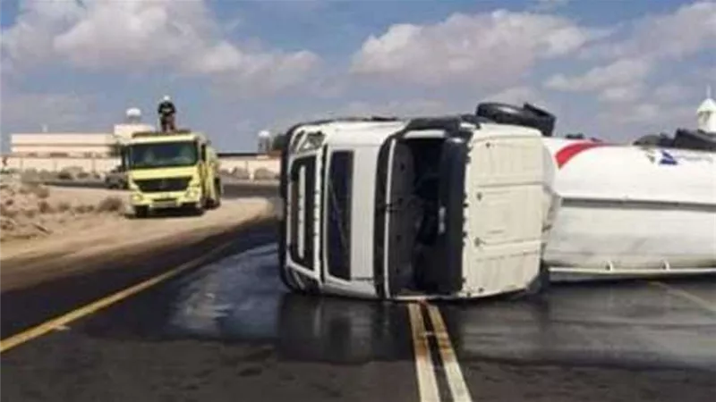 مصرع شخص وإصابة آخرين في حادث تصادم بكفر الشيخ