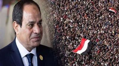 الرئيس يلقي كلمة بمناسبة الذكرى السادسة لثورة 30 يونيو