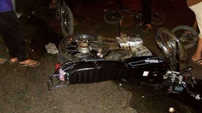 مصرع عاملين في حادث تصادم تروسيكل بعامود إنارة بالفيوم