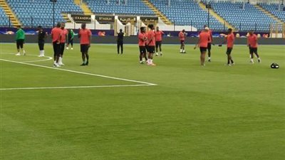 بالصور.. منتخب الكاميرون يعاين ملعب استاد اسكندرية قبل مواجهة نيجيريا
