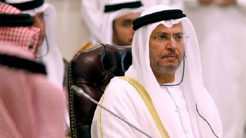 قرقاش يهاجم أمير قطر عقب زيارته لأمريكا