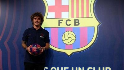 جريزمان يعلق للمرة الأولى على انضمامه لبرشلونة