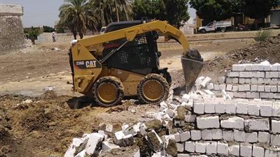 إزالة 149 حالة تعد على أملاك الدولة والأراضي الزراعية