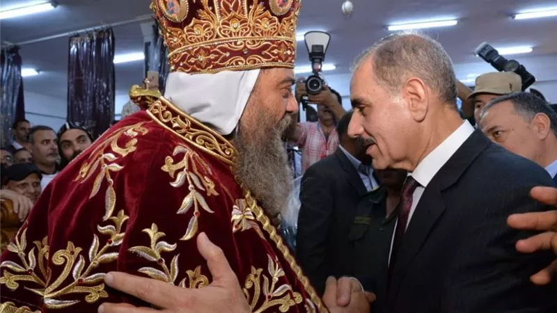 محافظ أسيوط يشهد حفل تجليس الأنبا ثاؤفيلس الأسقف الجديد