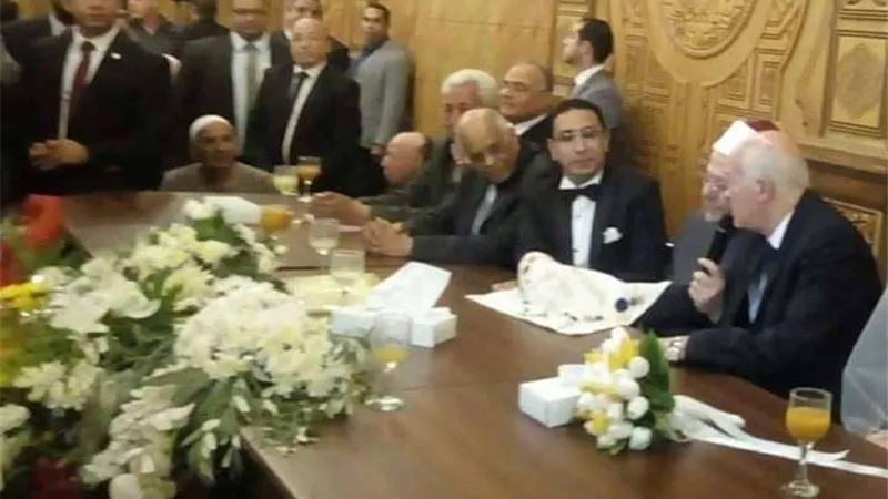 بالصور.. عقد قران برلماني بحضور رئيس المجلس وعدد من الأعضاء