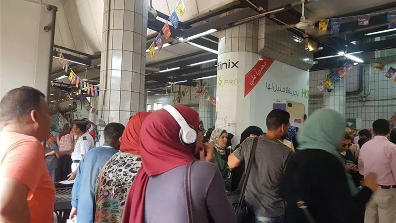 تكدسات وزحام بمترو الأنفاق بعد إعلان نتيجة الثانوية العامة بالمدارس