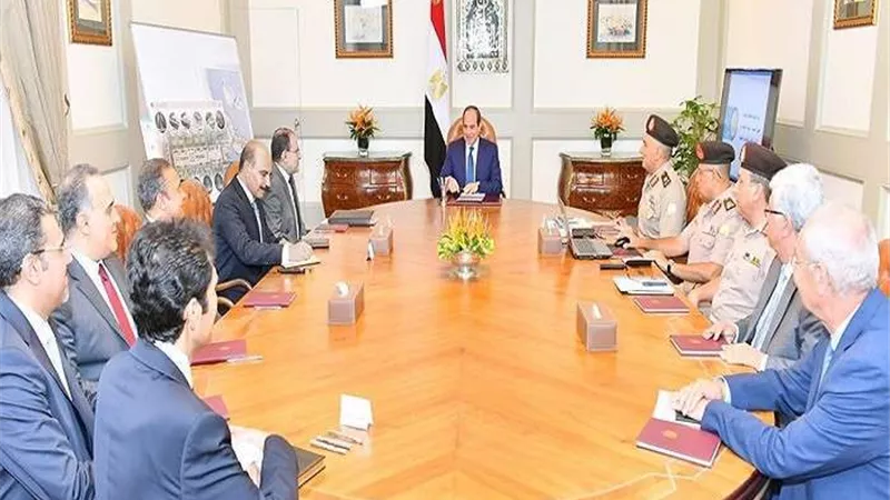 السيسي يستعرض الموقف التنفيذي للعاصمة الإدارية