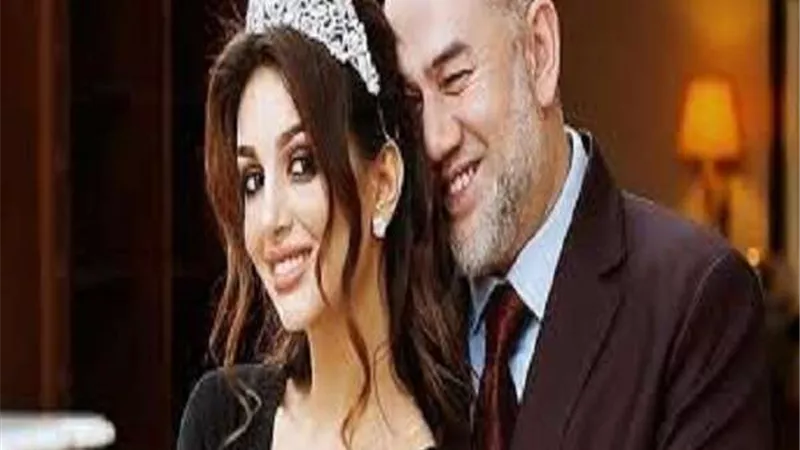 رسالة نارية من ملكة جمال روسيا لطليقها ملك ماليزيا