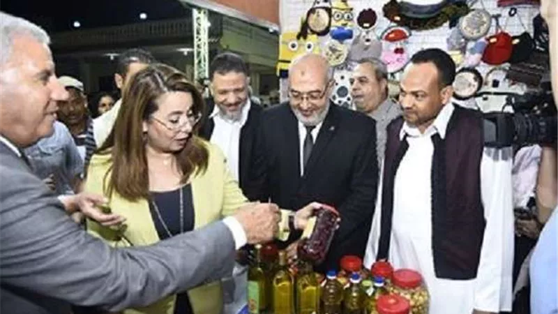 خلال زيارتها لمرسى مطروح..