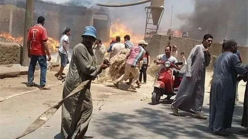 مصرع ربة منزل ونجلها في حريق شقتهما بشبرا الخيمة