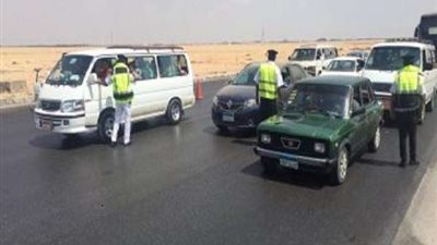 المرور يشن حملات مكثفة بالطرق السريعة