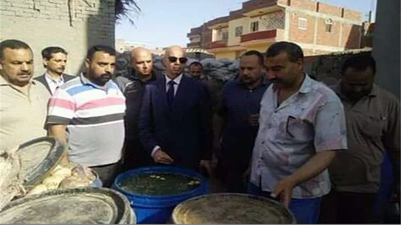 صحة الشرقية : إعدام ٢٥٢ كجم أغذية مخالفة وتحرير 2 محضر جنحة صحية