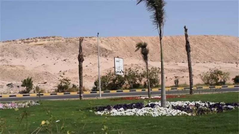 استمرار أعمال زراعة وتجميل الجزيرة الوسطى بالغردقة