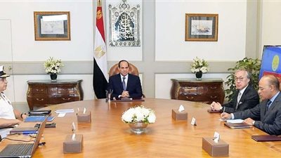 السيسي يستقبل 