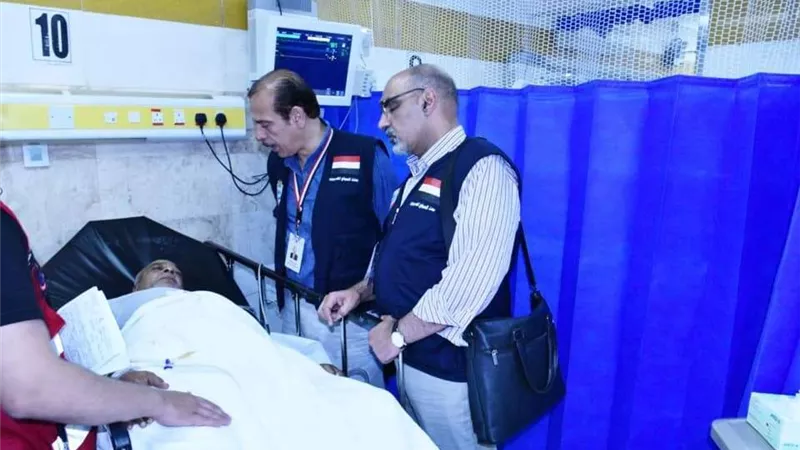 البعثة الطبية للحج تستقبل  38946 حالة مرضية