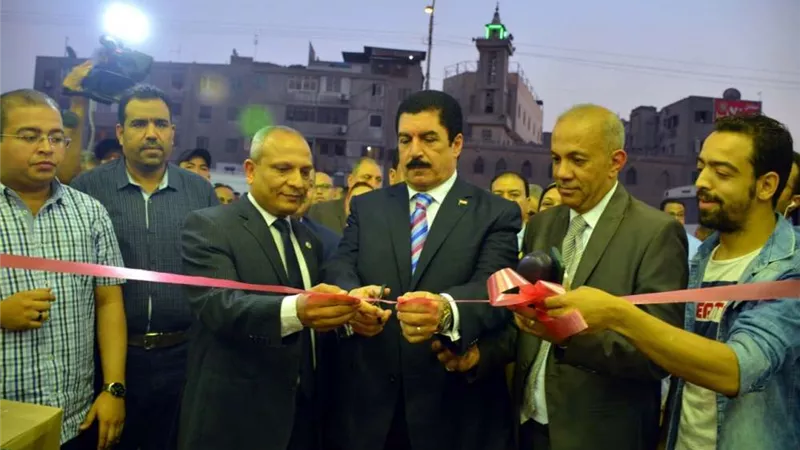 محافظ القليوبية يفتتح معرض مبادرة 