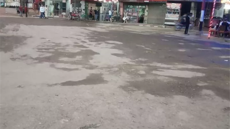 حمله لرفع الإشغالات بشوارع مركز مغاغة بالمنيا