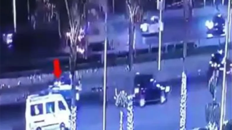 ننشر فيديو تحرك السيارة المتسببة في انفجار معهد الأورام