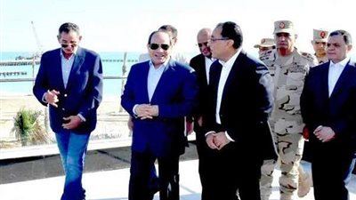جولة الرئيس السيسي بمدينة العلمين الجديدة (فيديو)