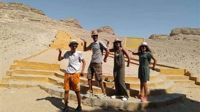 وفد إيطالي يزور المعالم السياحية بالمنيا