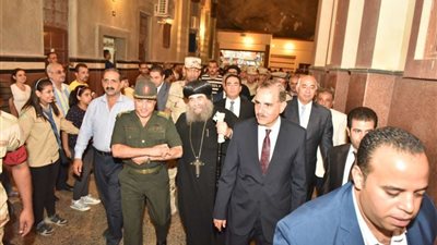 محافظ أسيوط يزور دير السيدة 