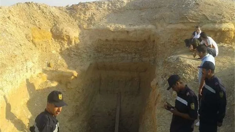 مصرع شاب أثناء التنقيب عن آثار بالمنطقة الجبلية بالعياط