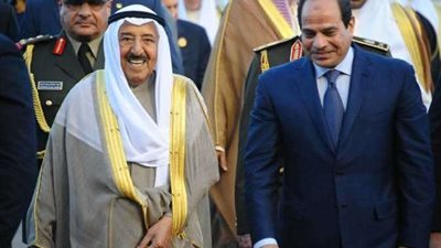 الرئيس السيسي يصل الكويت في زيارة رسمية