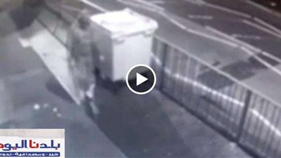 شاهد.. لحظة الاعتداء على صاحب محل وزوجته ببورسعيد