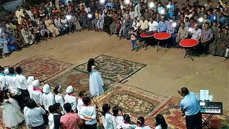 عروض مسرحية وندوات تثقيفية في تعزيز المواطنة بقرية 