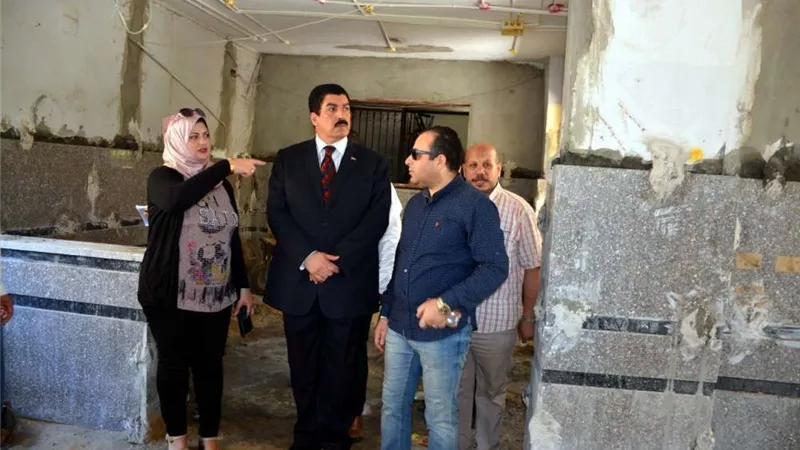 محافظ القليوبية يتفقد إنشاءات المركز التكنولوجي بمدينة قها