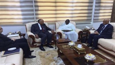 بالصور.. سامح شكري يلتقي مع نظيرته السودانية في الخرطوم