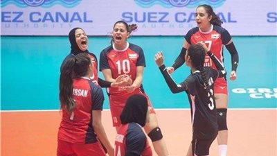منتخب الكرة الطائرة يفوز على بلغاريا 3-1