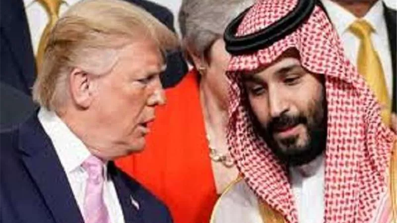 ولي العهد السعودي يوجه رسالة للرئيس الأمريكي