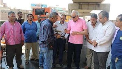 محافظ الجيزة يتفقد محور 