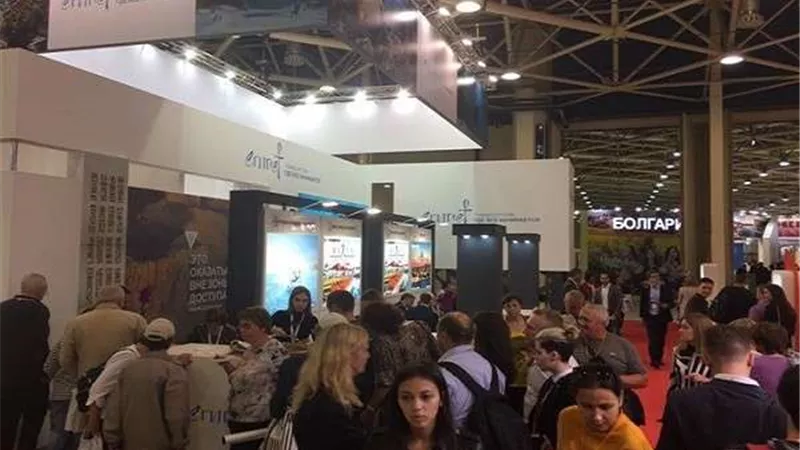 الجناح المصري بمعرض Leisure السياحي بموسكو يفوز بجائزة المشاركة المميزة