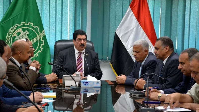 محافظ القليوبية يستقبل وفد 
