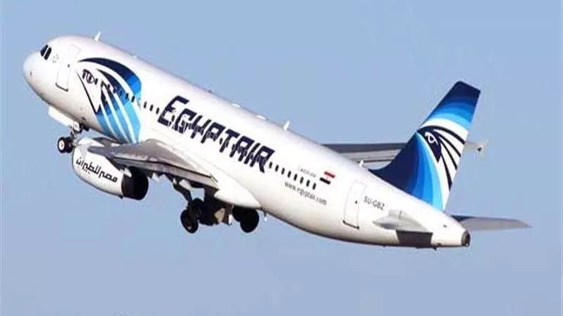 مصر للطيران تحتفل بمرور عام على خط 