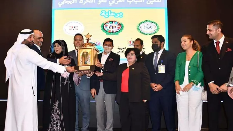 بالصور | وزير الرياضة يشهد احتفال الشباب العربي باليوم العالمي للشباب