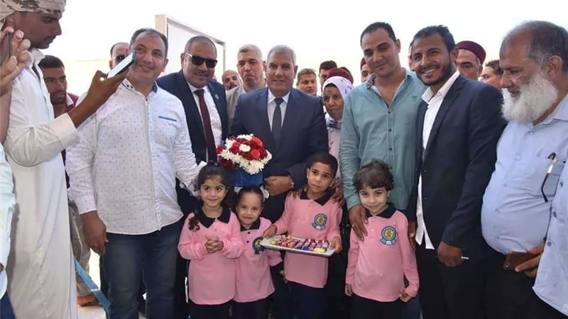 محافظ مطروح يفتتح مدارس جديدة مع بدء العام الدراسي