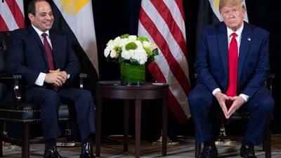 ترامب: السيسي قائد عظيم قضى على الفوضى