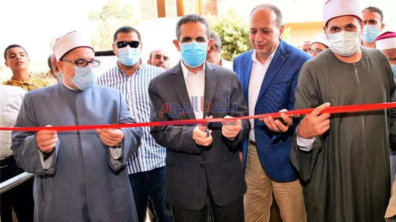 محافظ الغربية يفتتح مسجدين بمركز طنطا بتكلفة ٤.٥ مليون جنيه