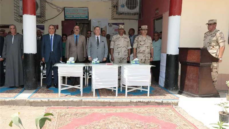 محافظ بني سويف يفتتح المدرسة الثانوية الصناعية العسكرية بالفشن