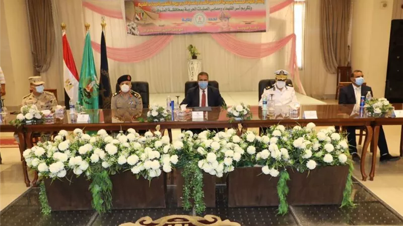 محافظ المنوفية يشهد الاحتفال السنوي لجمعية المحاربين القدماء وضحايا الحروب