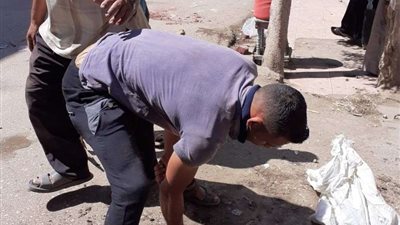 حملة لتطهير بالوعات الأمطار استعدادا للشتاء بالقليوبية