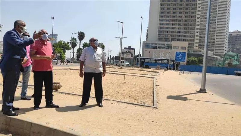 محافظ الجيزة يتفقد أعمال التطوير بميدان الجلاء وشوارع النيل والبحر الأعظم