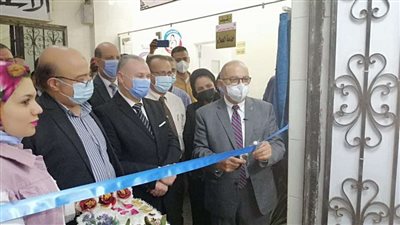 بالصور | افتتاح أكبر مجمع عيادات للتأمين الصحي بجامعة أسيوط